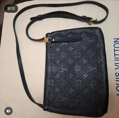 Louis Vuitton Empreinte Twice Black Shoulder & Crossbody Bag Pre-Owned Authentic