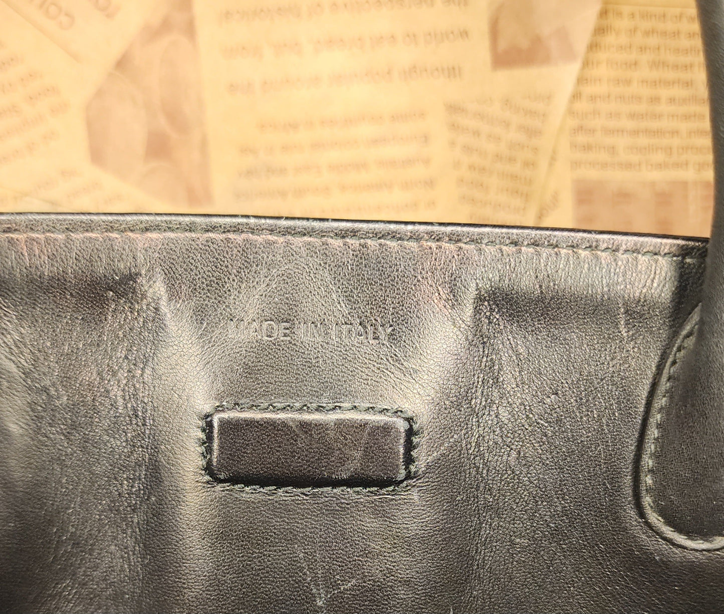 Christian Dior Black Leather Handbag - Excellent Condition Pre_Owned