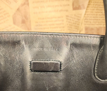 Christian Dior Black Leather Handbag - Excellent Condition Pre_Owned