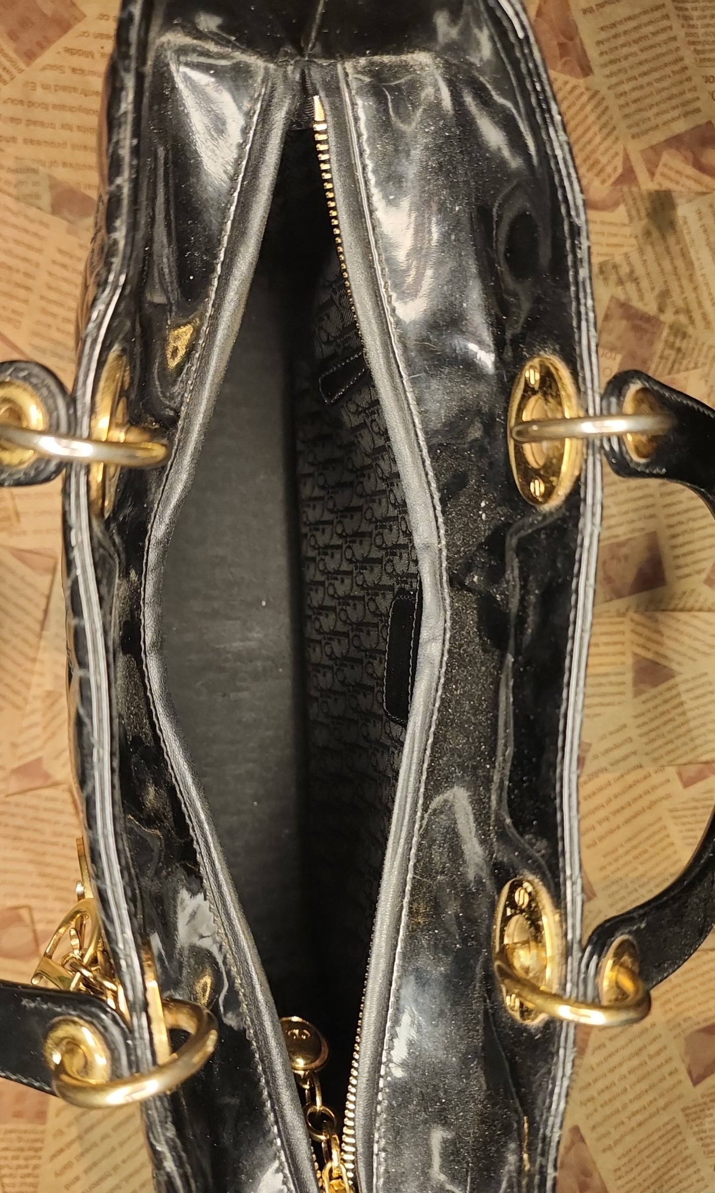 Christian Dior Lady Dior Bag Large , Pre_Owned