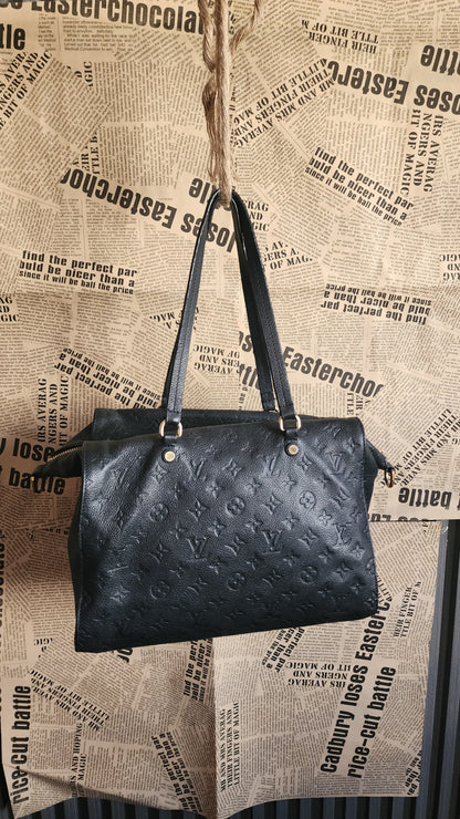 Louis Vuitton Black Empreinte Leather Lumineuse PM Shoulder Bag , Pre_ Owned
