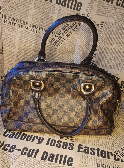 *Louis Vuitton Speedy 25 Damier Ebene Canvas Handbag – Pre_Owned
