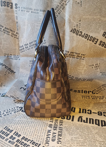 *Louis Vuitton Speedy 25 Damier Ebene Canvas Handbag – Pre_Owned