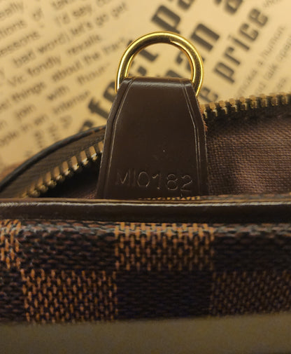 Louis Vuitton Reporter PM Damier Ebene Messenger Bag Pre-Owned Authentic
