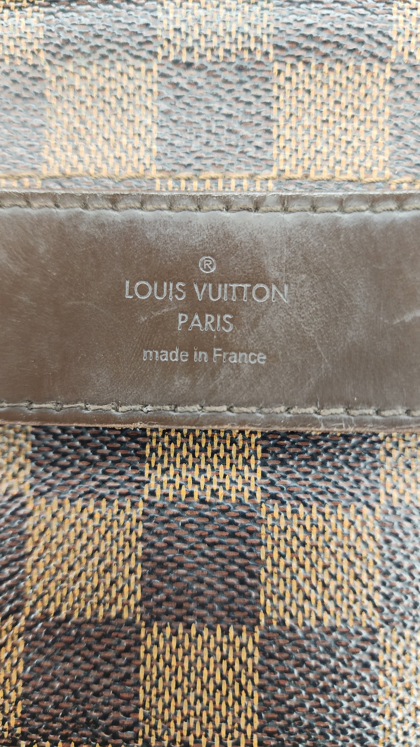 Louis Vuitton Reporter PM Damier Ebene Messenger Bag Pre-Owned Authentic