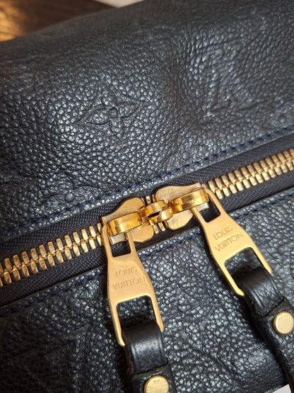 Louis Vuitton Black Empreinte Leather Lumineuse PM Shoulder Bag , Pre_ Owned